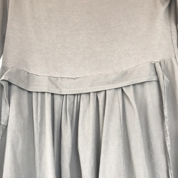 Grey/green Beautiful Asymmetrical Dress. S/M - Picture 6 of 12